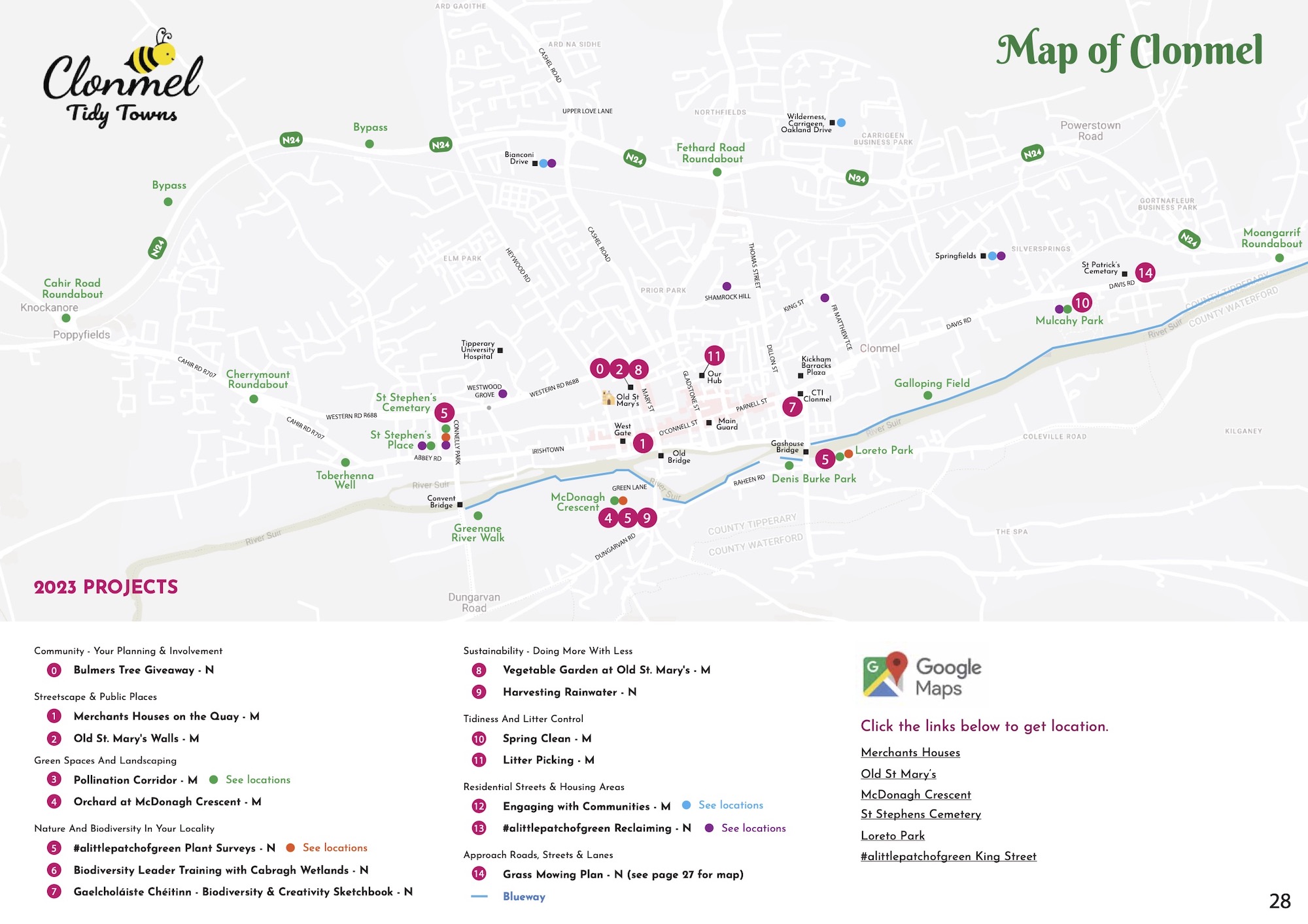 Clonmel Tidy Towns Maps clonmel-tidy-towns-maps